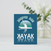 Kayaking Juniper Run - Kayak Postkarte (Stehend Vorderseite)