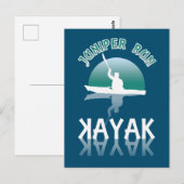 Kayaking Juniper Run - Kayak Postkarte (Vorne/Hinten)