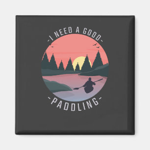 Kayaking Kajak Paddeln Magnet