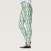 Kayaking Kayak Boot Kayaker Pattern Leggings (Links)