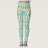 Kayaking Kayak Boot Kayaker Pattern Leggings (Vorderseite)