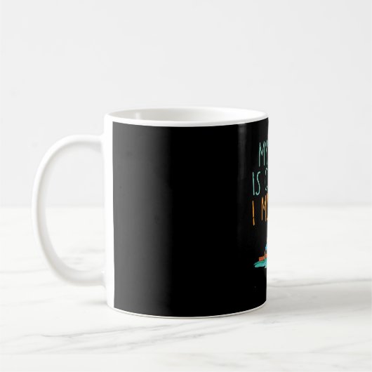 Kayaking Kayak Geschenk Kaffeetasse (Links)