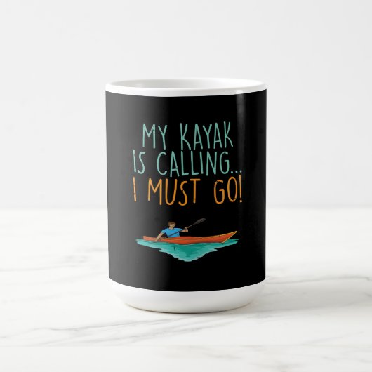 Kayaking Kayak Geschenk Kaffeetasse (Mittel)