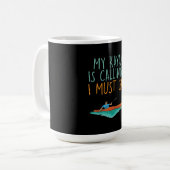Kayaking Kayak Geschenk Kaffeetasse (Vorderseite Links)