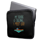 Kayaking Kayak Geschenk Laptopschutzhülle (Vorderseite Links)