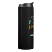 Kayaking Kayak Geschenk Thermosbecher (Nach links gedreht)