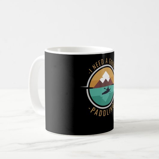 Kayaking Kayak Paddling Kaffeetasse (Vorderseite Links)