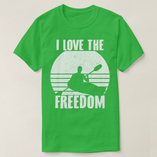 Kayaking kayaker rowing sport rowing canoe rower r T-Shirt (Design vorne)