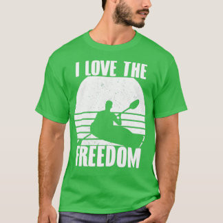 Kayaking kayaker rowing sport rowing canoe rower r T-Shirt