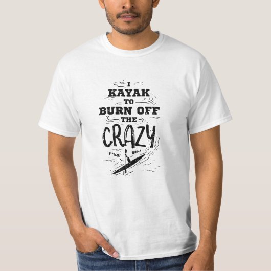 Kayaking Kayaker T-Shirt (Vorderseite)