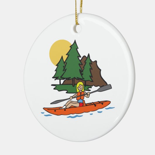 KAYAKING KERAMIK ORNAMENT (Links)