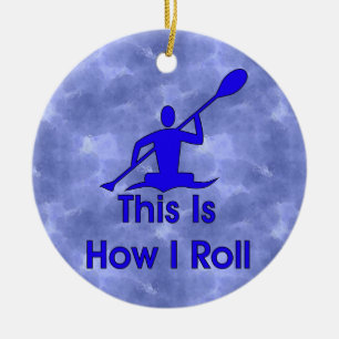 Kayaking Keramikornament