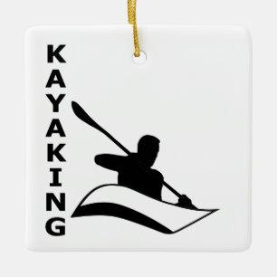 Kayaking Keramikornament