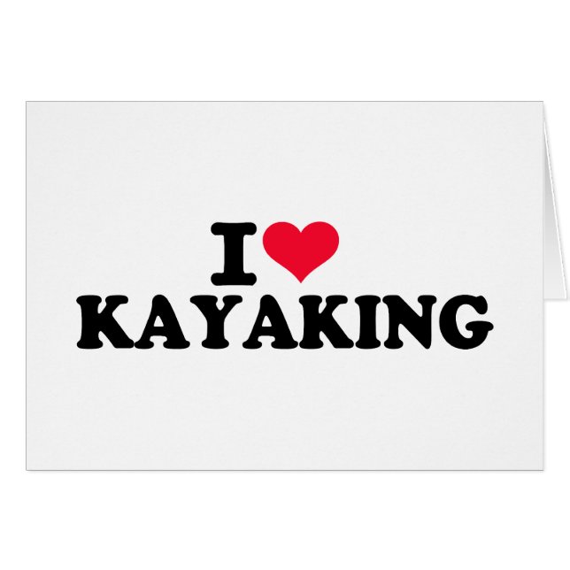 Kayaking Liebe I (Vorderseite (Horizontal))