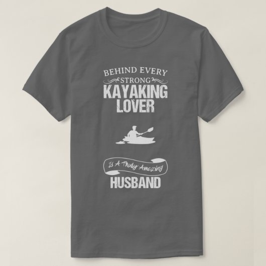 Kayaking Lover Phantastischer Ehemann Funny für Ge T-Shirt (Design vorne)