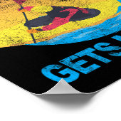 Kayaking macht mir Spaß an Halloween Poster (Ecke)