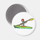 Kayaking Magnet (Vorderseite/Rückseite)
