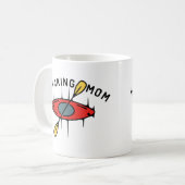 Kayaking-Mama Kaffeetasse (Vorderseite Links)