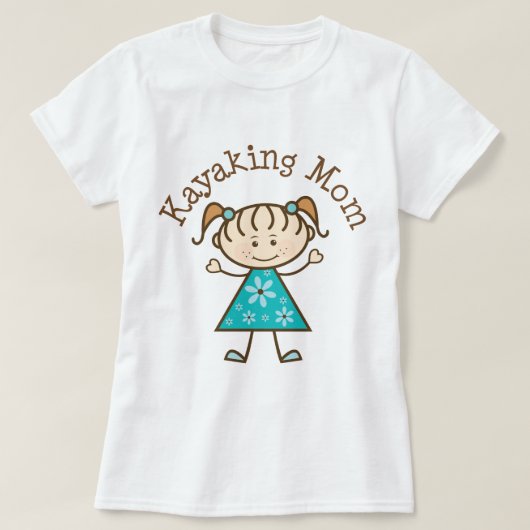 Kayaking Mama T-Shirt (Design vorne)