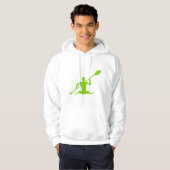 Kayaking - Martian Green Hoodie (Vorne ganz)