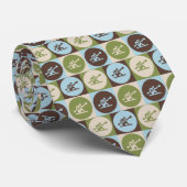 Kayaking Pop-Kunst Krawatte (Gerollt)