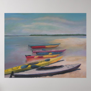 KAYAKING REISE Plakat