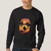 Kayaking River Camper River Boating In Sunset Sweatshirt (Vorderseite)