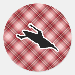 Kayaking Runder Aufkleber