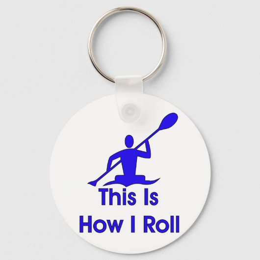 Kayaking Schlüsselanhänger (Vorderseite)