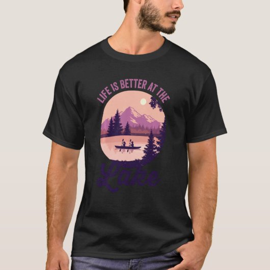 Kayaking Shirt Sommerurlaub Leben ist besser als T (Vorderseite)