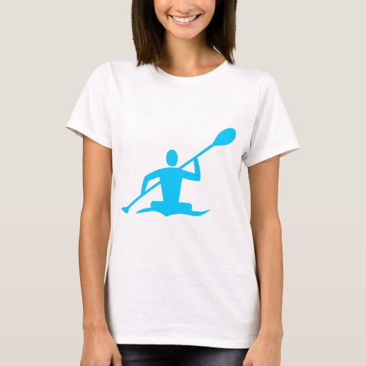 Kayaking - Sky Blue T-Shirt (Vorderseite)