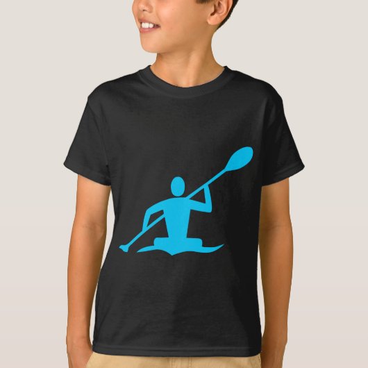 Kayaking - Sky Blue T-Shirt (Vorderseite)