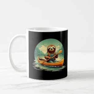 Kayaking Sloth Canoe Lover Funny Animals Vintag Kaffeetasse