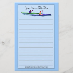 Kayaking Stationery Briefpapier