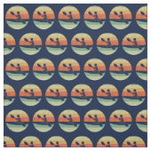 Kayaking Sunset Stoff (Muster)