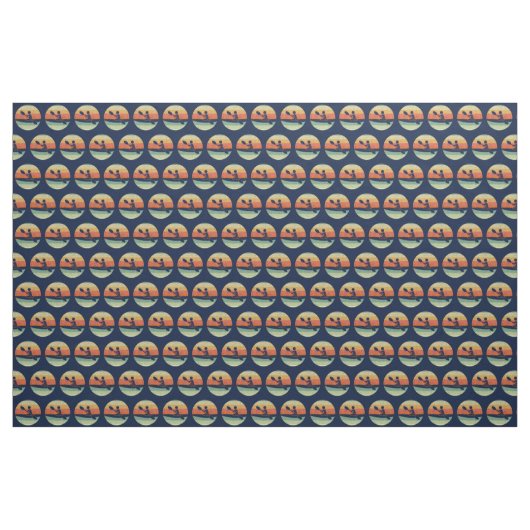 Kayaking Sunset Stoff (Fat Quarter (45,7 x 55,9 cm))
