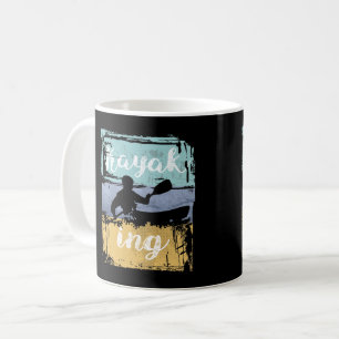 Kayaking T-Shirt - Vintag Retro Kayak Kaffeetasse