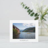 Kayaking the Hardangerfjord in Norwegen Postkarte (Stehend Vorderseite)