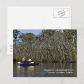 Kayaking the Suwannee River Postcard Postkarte (Vorne/Hinten)