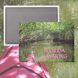 Kayaking Through the Mangroves Florida Adventure Magnet