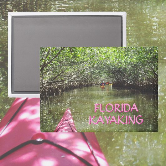 Kayaking Through the Mangroves Florida Adventure Magnet