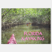 Kayaking Through the Mangroves Florida Adventure Magnet (Vorderseite)