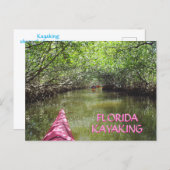 Kayaking Through the Mangroves Florida Adventure Postkarte (Vorne/Hinten)