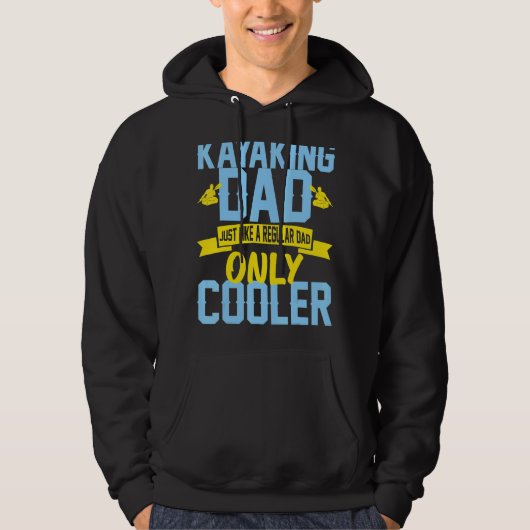 Kayaking Vater Außenbereich 2 Hoodie (Vorderseite)
