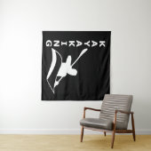 Kayaking Wandteppich (Beispiel (Horizontal))