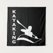 Kayaking Wandteppich (Vorderseite)
