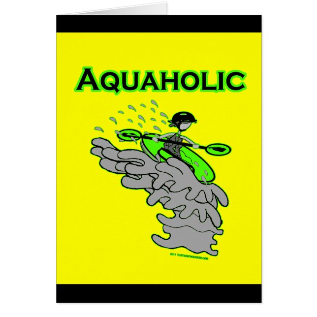 Kayaking Whitewater-Silhouette (Vorne)