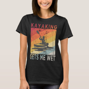 Kayaking wird Vintag für Kayakers T-Shirt