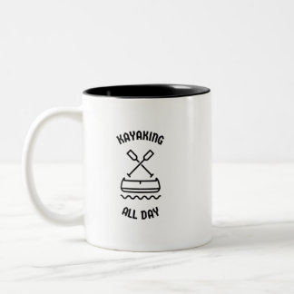 Kayaking Zweifarbige Tasse