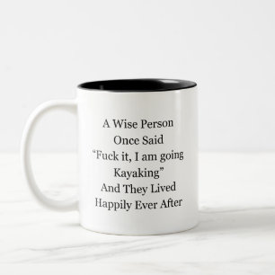 Kayaking Zweifarbige Tasse